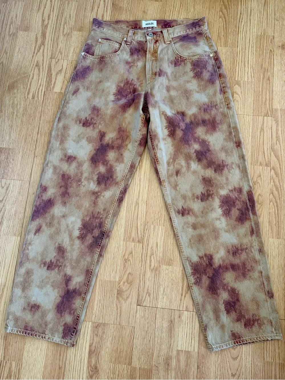 AGOLDE Men’s Tie-Dye Fusion Jeans - 30
